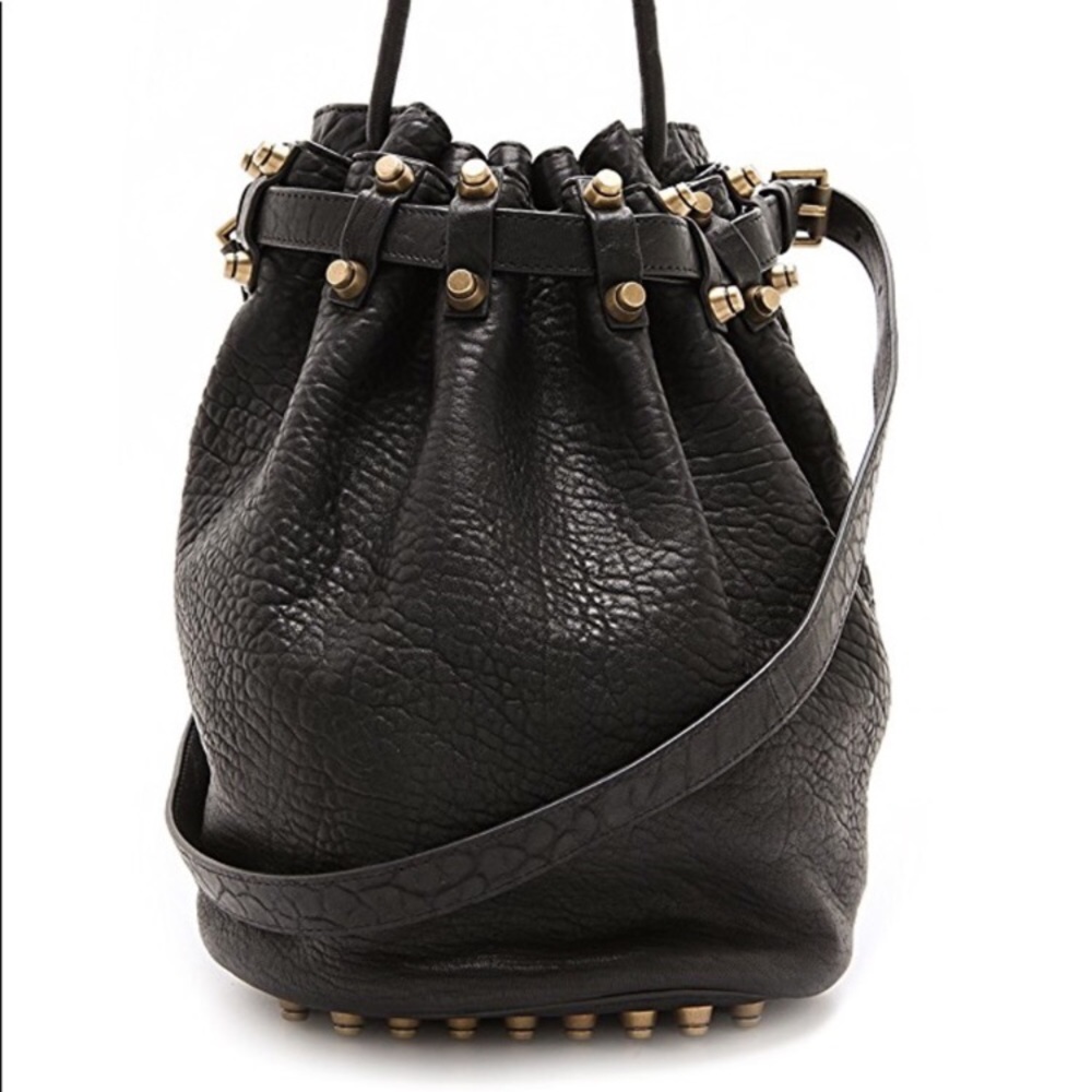 Alexander Wang black leather Diego bag